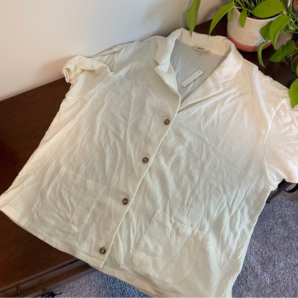 Madewell Knit Lightspun Camp Shirt